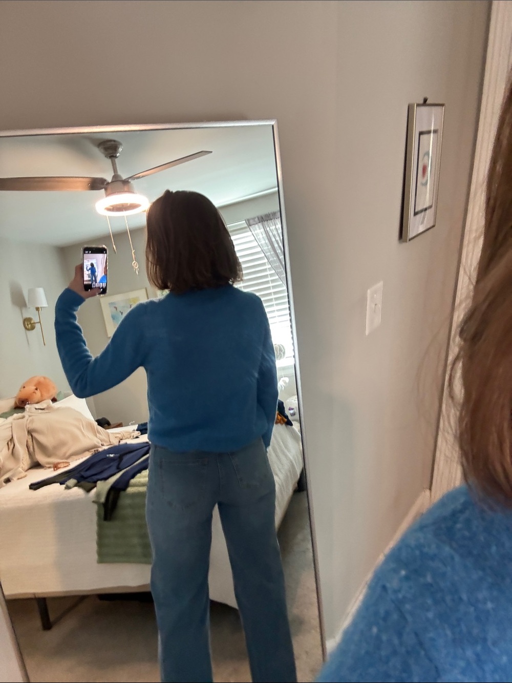 J. Crew Sky Blue Crewneck Sweater - extra soft - Picture 4 of 4